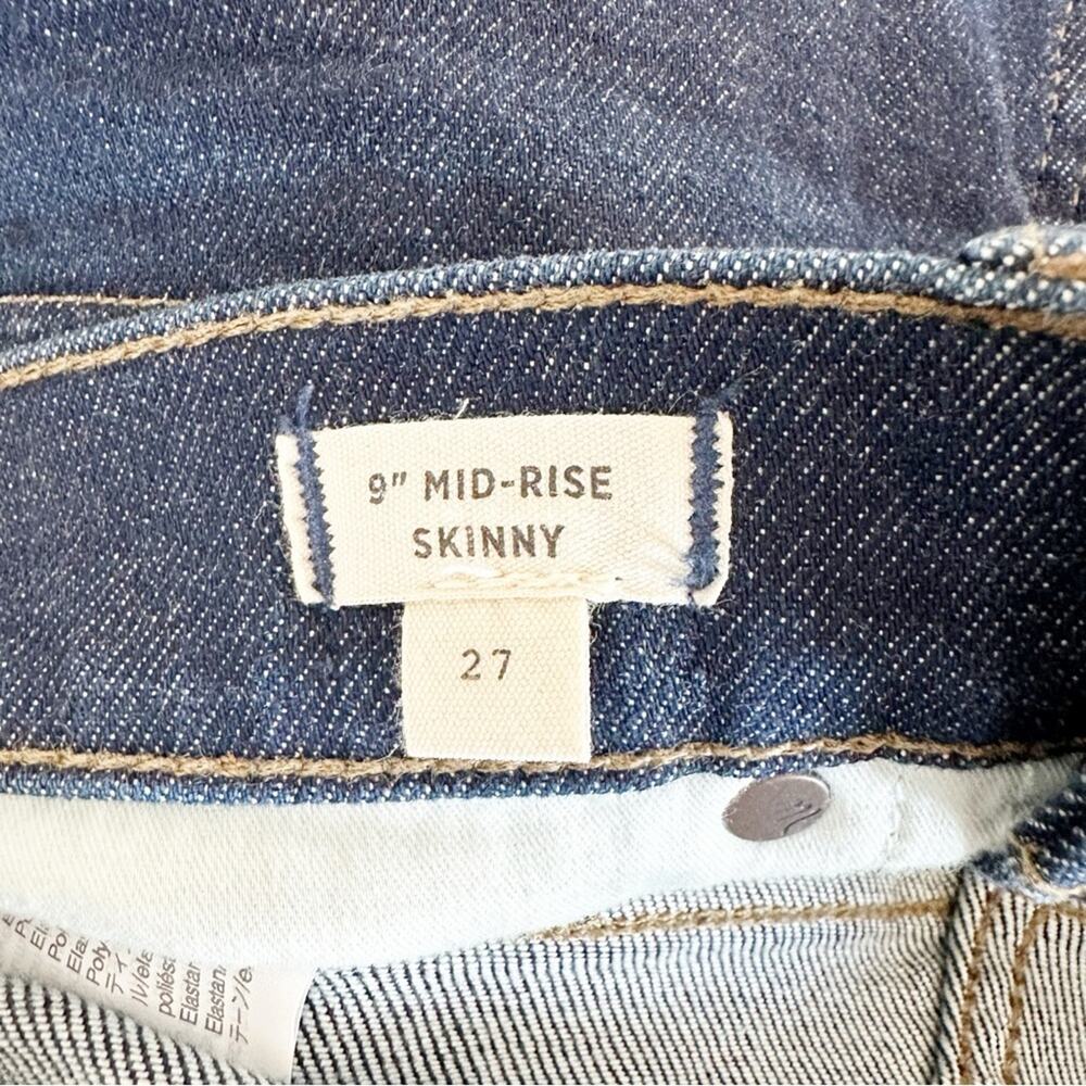 Madewell Jeans Women Mid-Rise Skinny Jeans Orland Wash TENCEL Denim Edition 27 - Picture 8 of 9